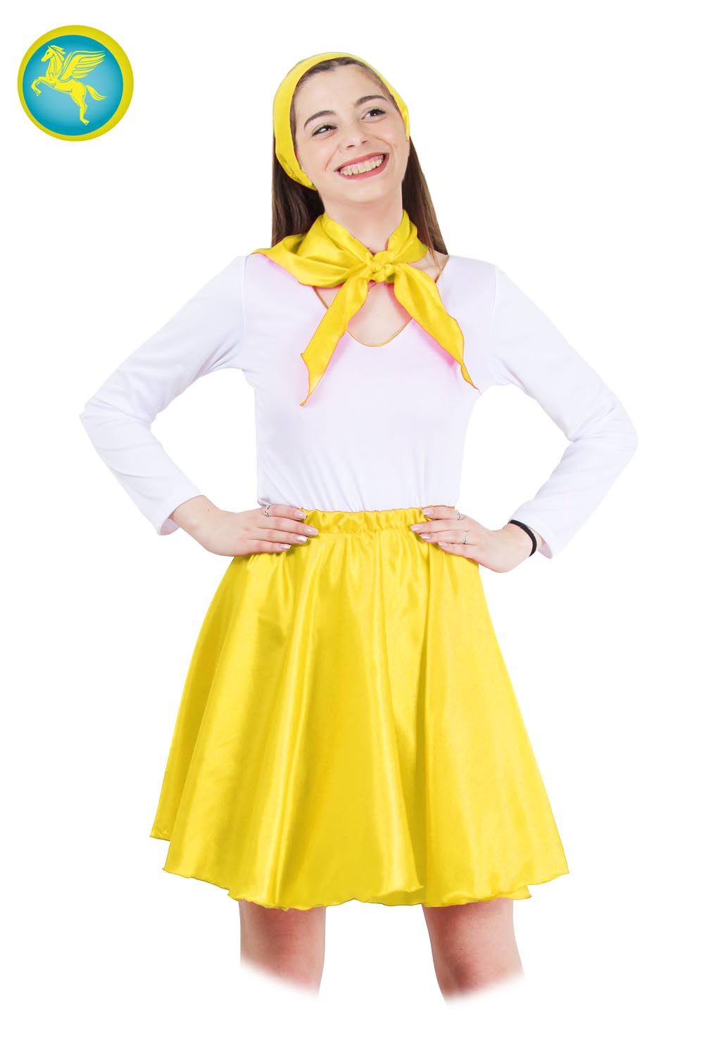 SET ANNI 50 GIALLO di RASO